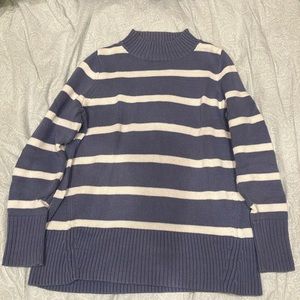 GAP 100% cotton striped sweater Medium